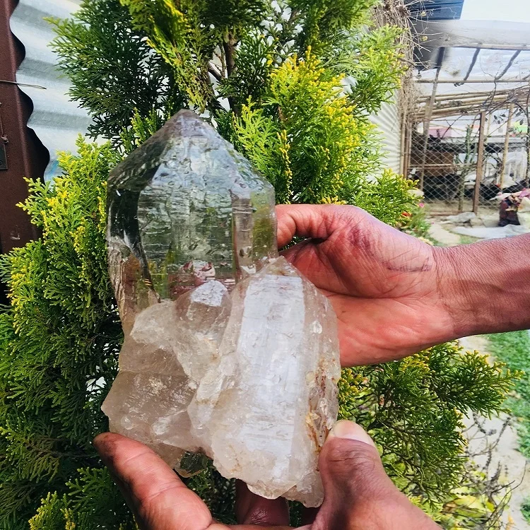 natural rough Himalayan crystal quartz