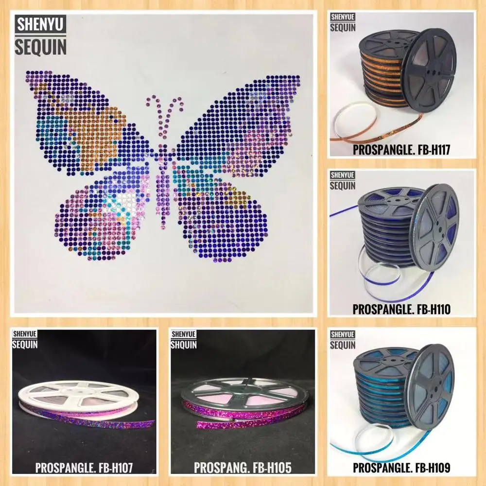 2020 PET Sequin Automatic Hot-Fix Spangle Machines By ShenYue SHA China