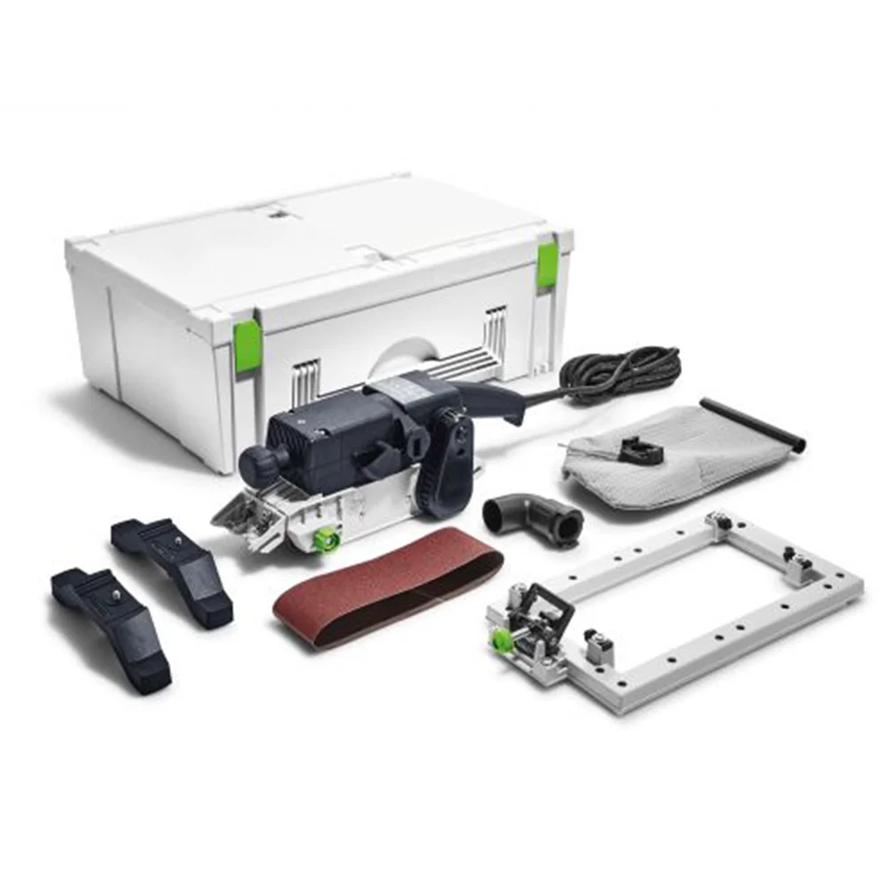 Festool BS 75 E-Set (575772) 700W 75mm Belt Sander in SYSTAINER with Sanding Frame Set