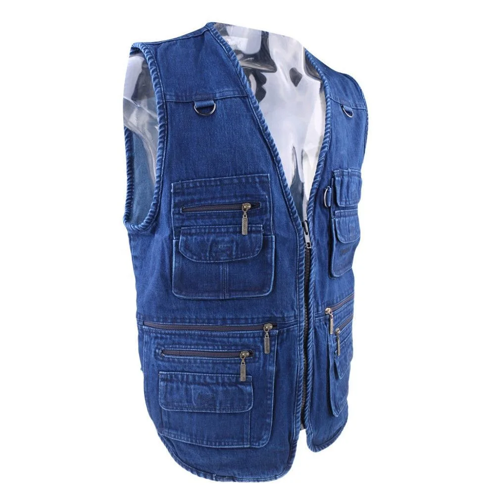 Mens Denim Vest