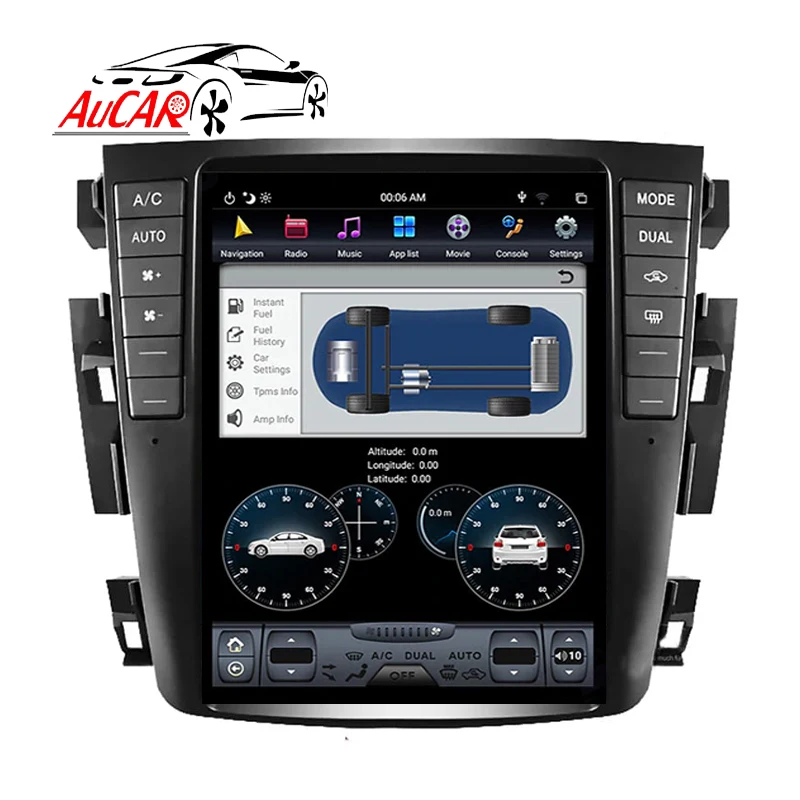 AuCar 10.4 Android 9.0 GPS Navigation Auto Multimedia DVD Player Car Video Radio Stereo Carplay For Nissan Teana J31 2003-2007