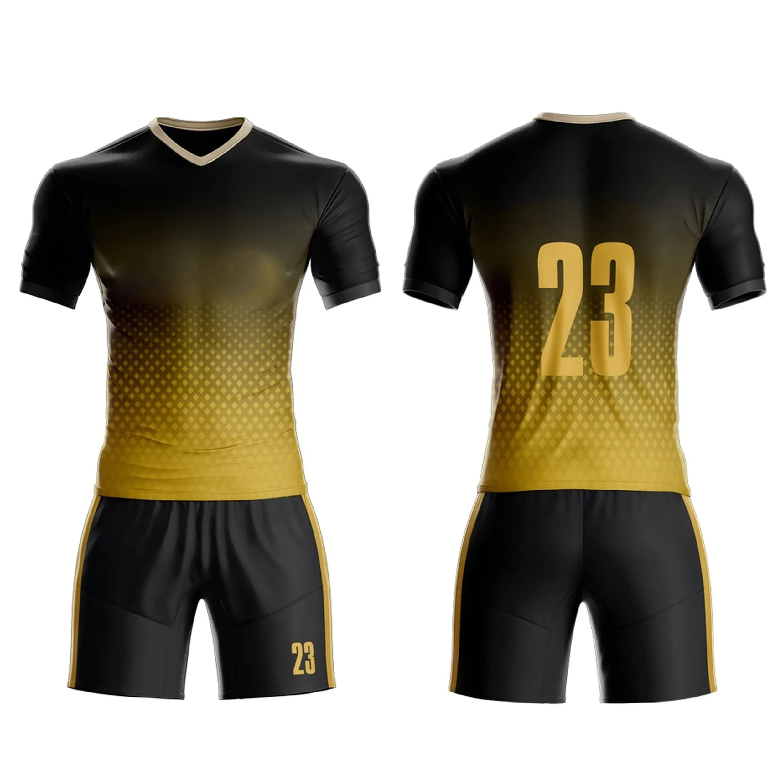 Men Soccer Jersey Sets Sports Wear Soccer Uniform For Youth
