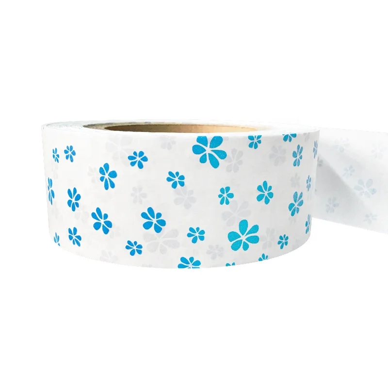 Sanitary Napkin Panty Liner Raw Material Customized Printing Silicone Coated Release Paper Roll Releasing Tape