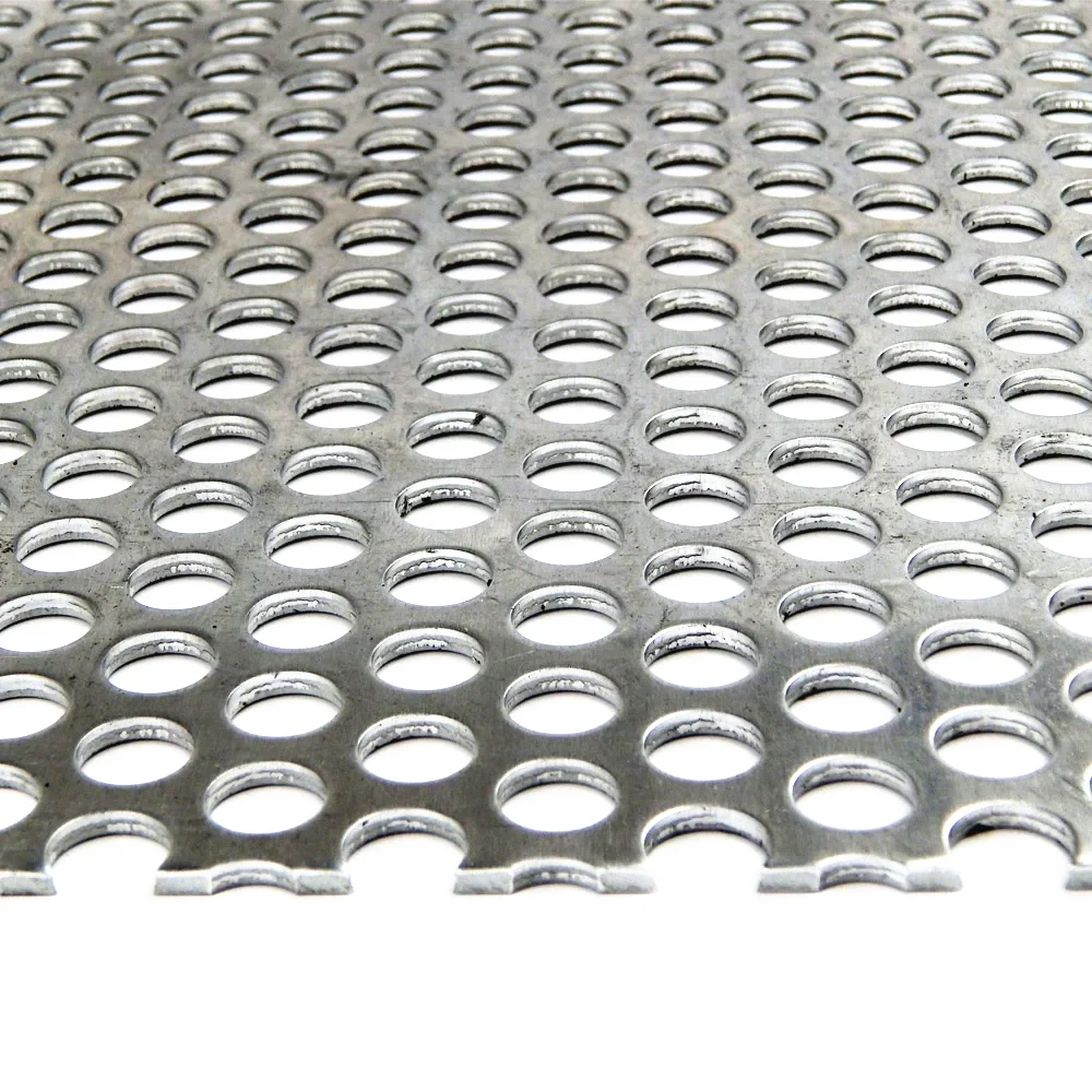 Stainless Steel 304 316 Micron Round Hole Perforated Metal Sheet