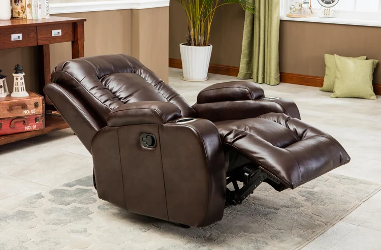 Selected 8-point Vibration Massage Recliner, Manually Adjusted Single Recliner