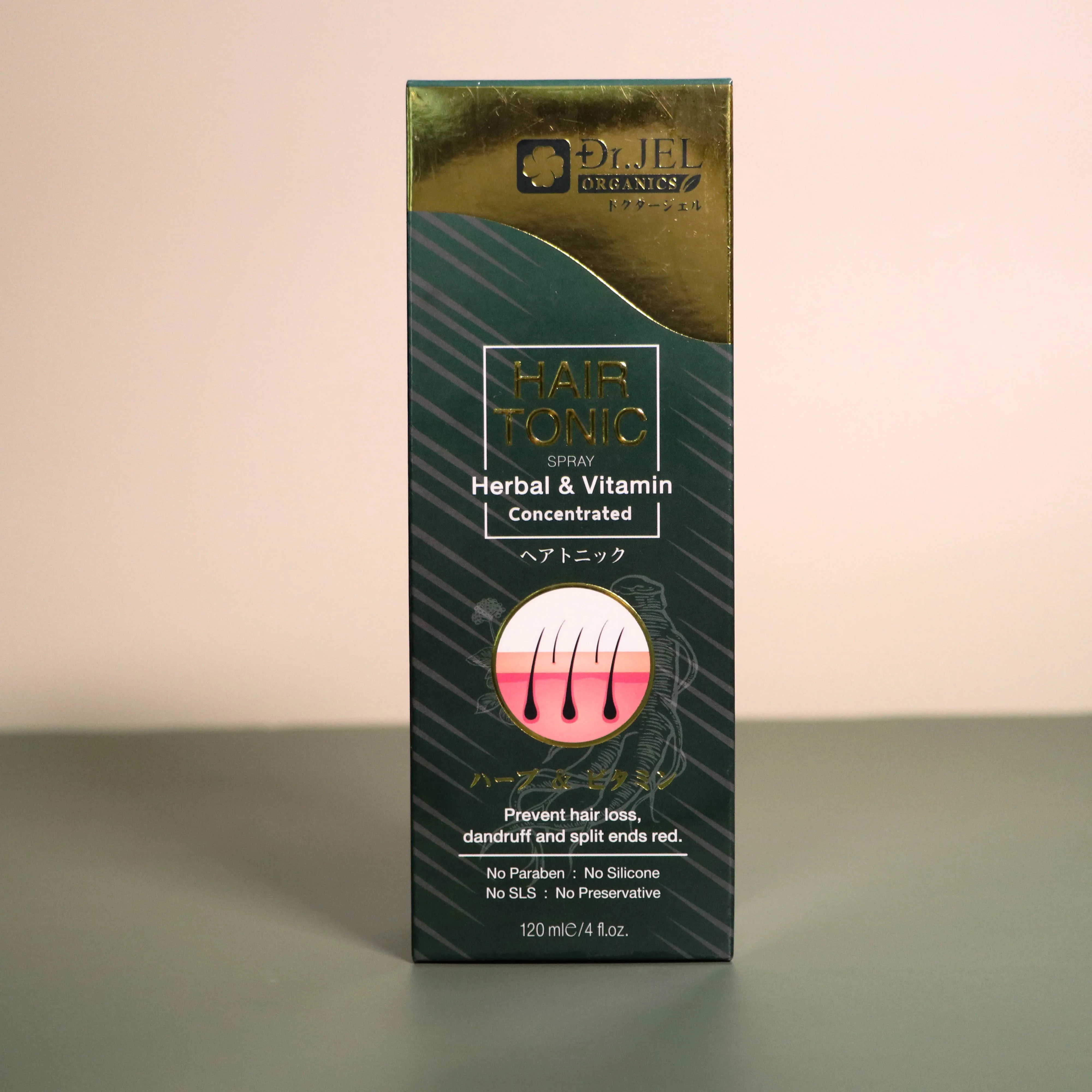 Herbal Extract Hair Tonic Spray Hair Regrowth Reduce hair loss Accelerate hair regrowth Hair treatment for men Thailand Products