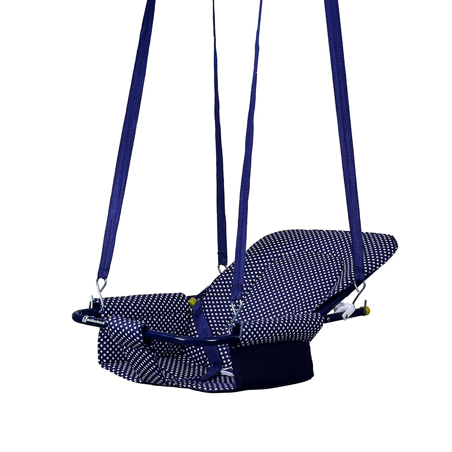 Best Quality Dotted Printed Comfortable Cushioned Baby Swings ( 2 In One ) At Affordable Cost