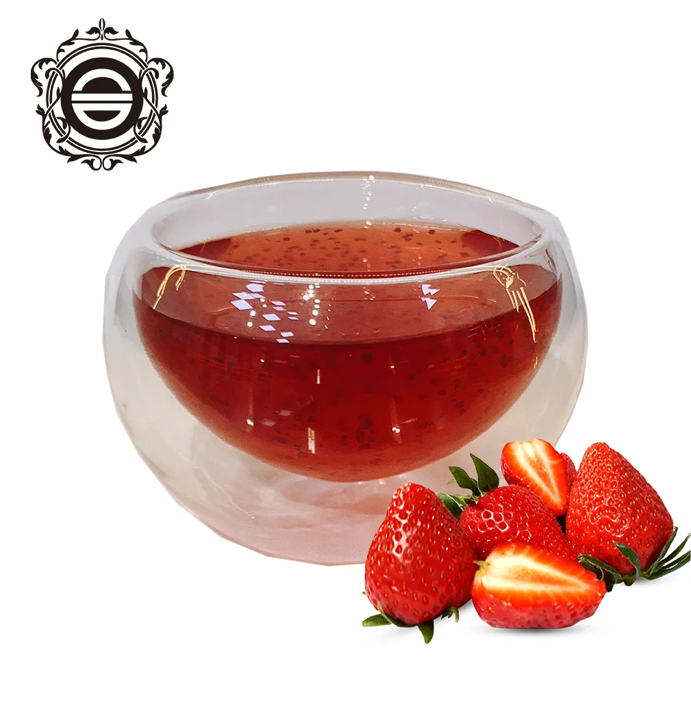 Taiwan Popular Concentrated Juice Strawberry Syrup for Bubble Milk Tea