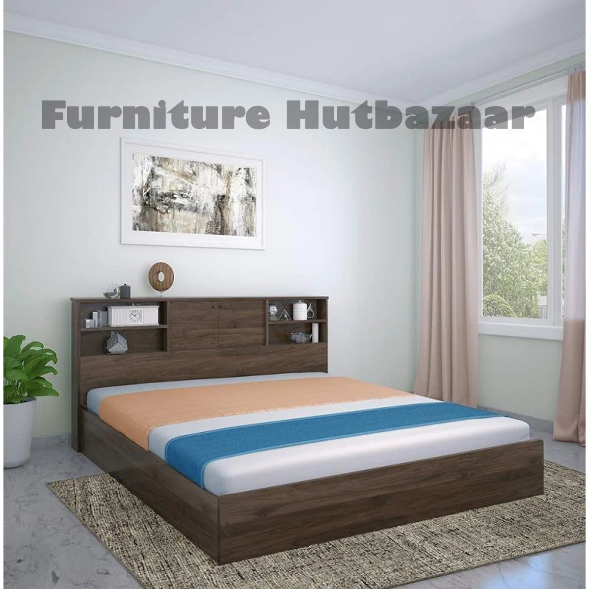 Modern LuxuryWooden  Comfort Bed from Bangladesh Adults Double King Size Best Quality Soft Bed Cheap Online