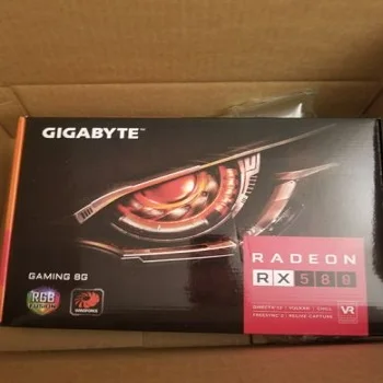 Качественная новая видеокарта XFX - AMD Radeon RX 580 8 ГБ GDDR5 PCI Express 3,0