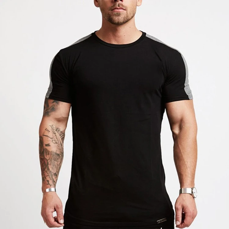 High Quality Custom Printing Logo Men Pullover T Shirt Cotton Custom Material Flexible Men Summer T Shirt
