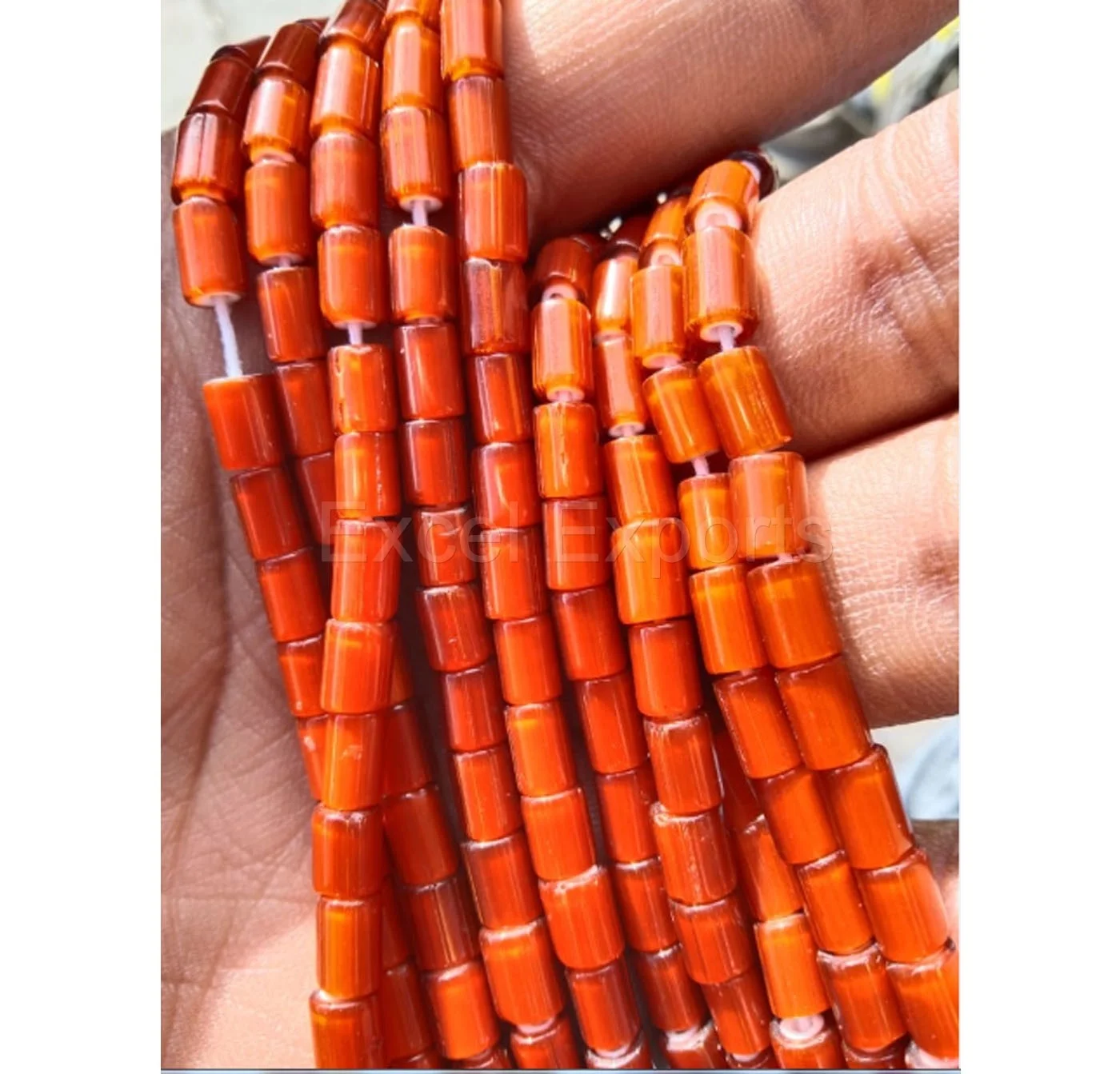 Beads 3 mm 4mm Cubes for Making Jewelry Decoration Orange Wholesale Supplier