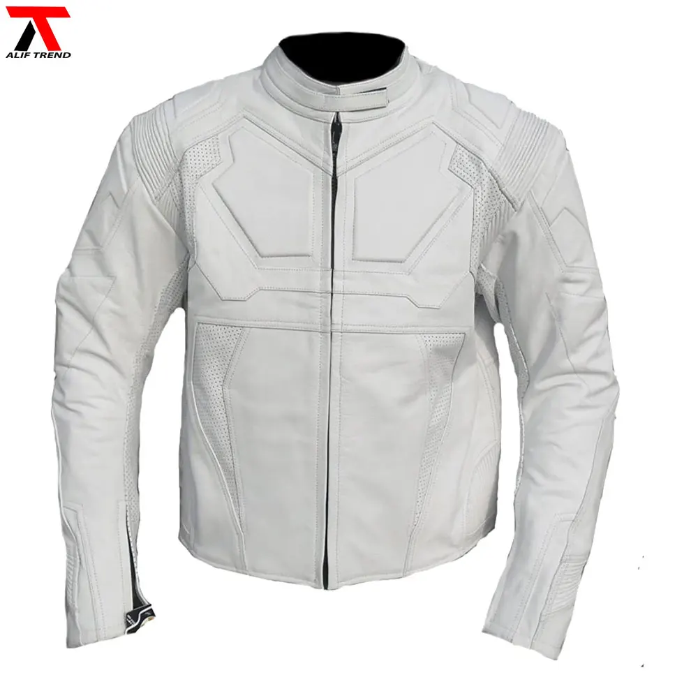 Riding Jacket Motorcycle Racing Motorbike Genuine Leather Jacket for Men Armor Race Jackets Vintage Motorcycle & Auto Racing