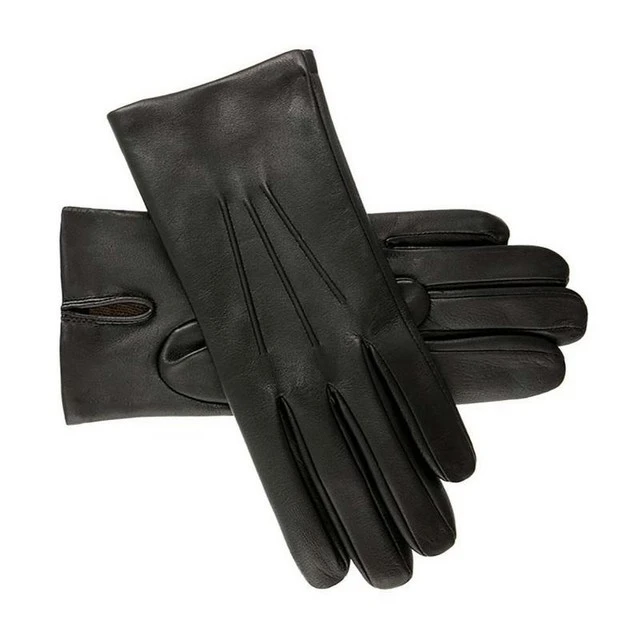 Custom Sheepskin Leather Fleece Lining Gloves for Men