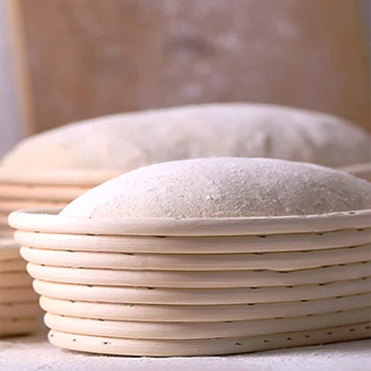 Set of 2 Oval Bread Proofing Basket, Rattan Brotforms Proofing Basket Bread Tools In Vietnam Wholesale