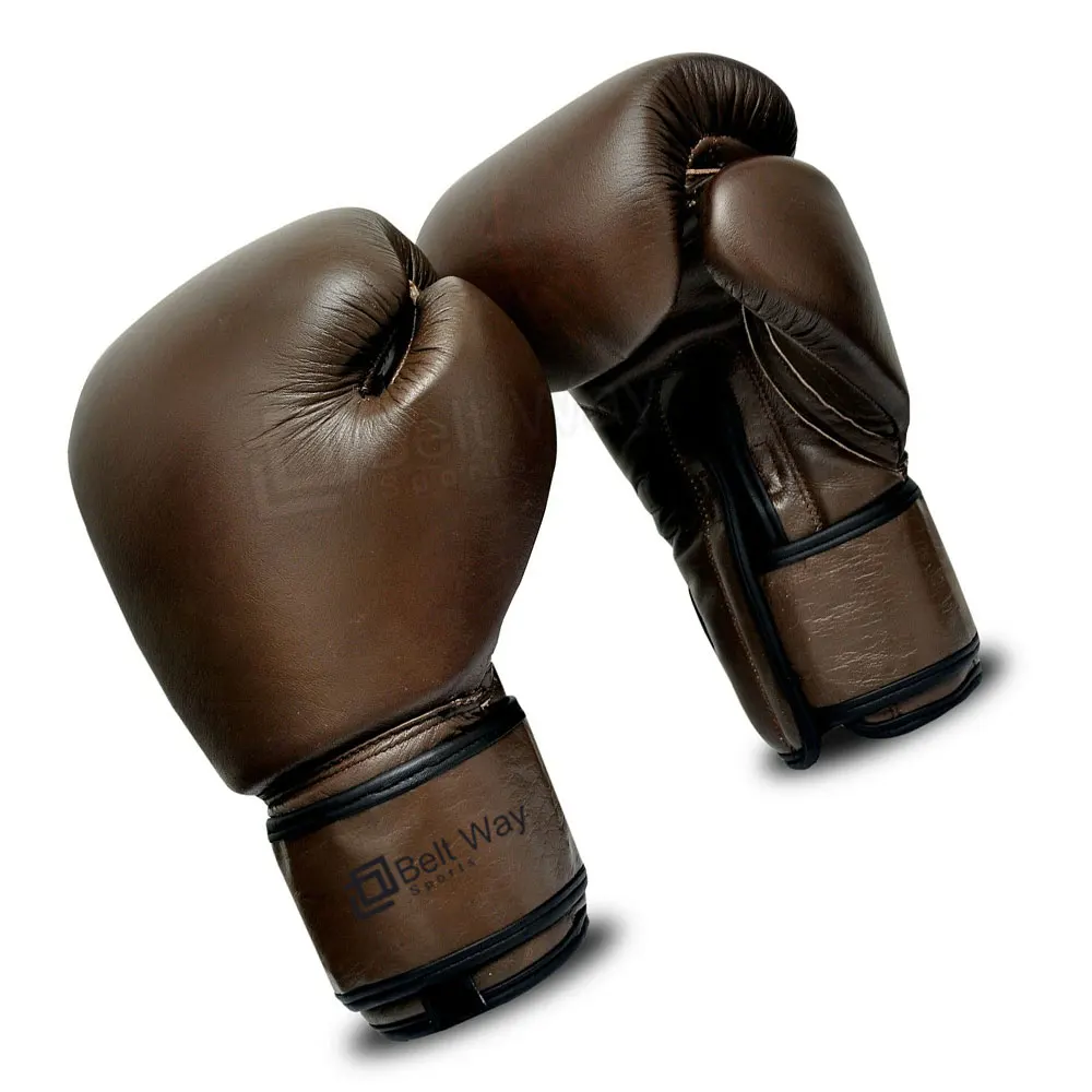 Professional Boxing Training Gloves  Custom Design Real Leather Boxing Gloves