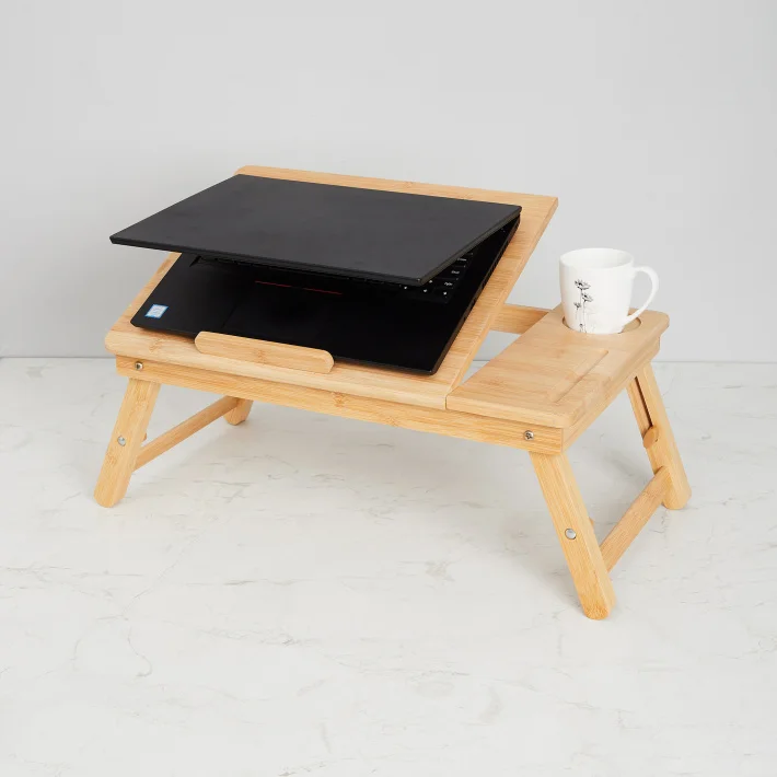 ,Textured Wooden Laptop and Breakfast Tray-BY KSN
