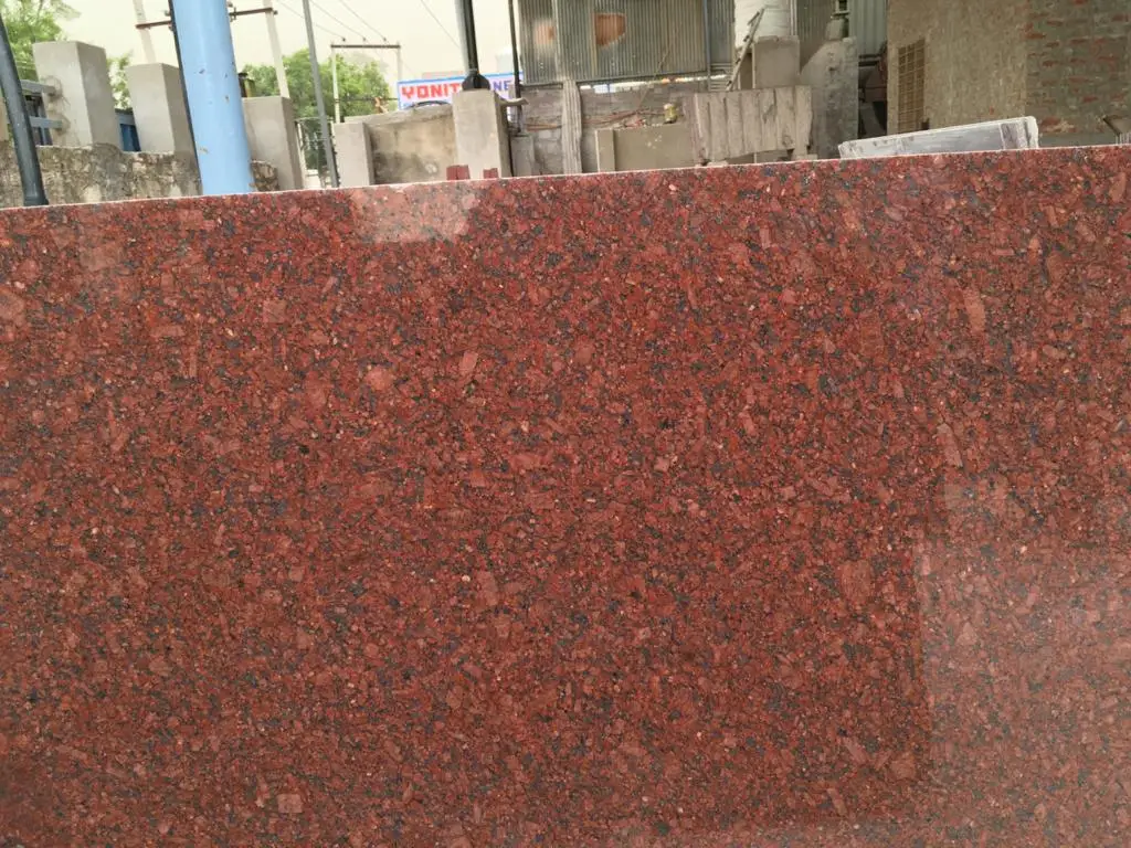 Polished Granite New Arrival Imperial Red Slabs Tiles Red Flooring PG Stone Stone Cladding Flooring Cheap Factory Sale Vanitytop