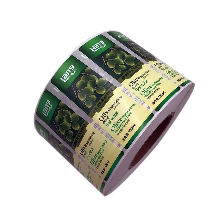 Small business packaging label for custom sticker waterproof sticker sheet printing logo roll adhesive double layer label