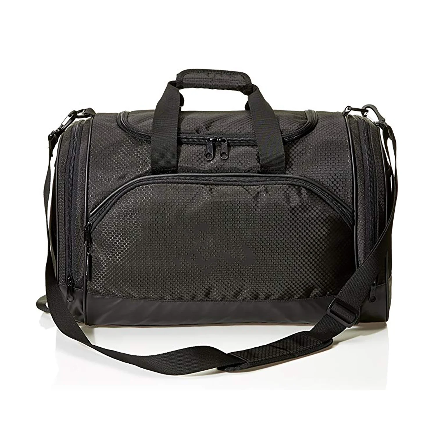 Sports Gym Bag Fitness Training Yoga Bags Duffel Tote Travel Handbag Large PU Leather 2021 Hot Men Black Custom Unisex Shoulder