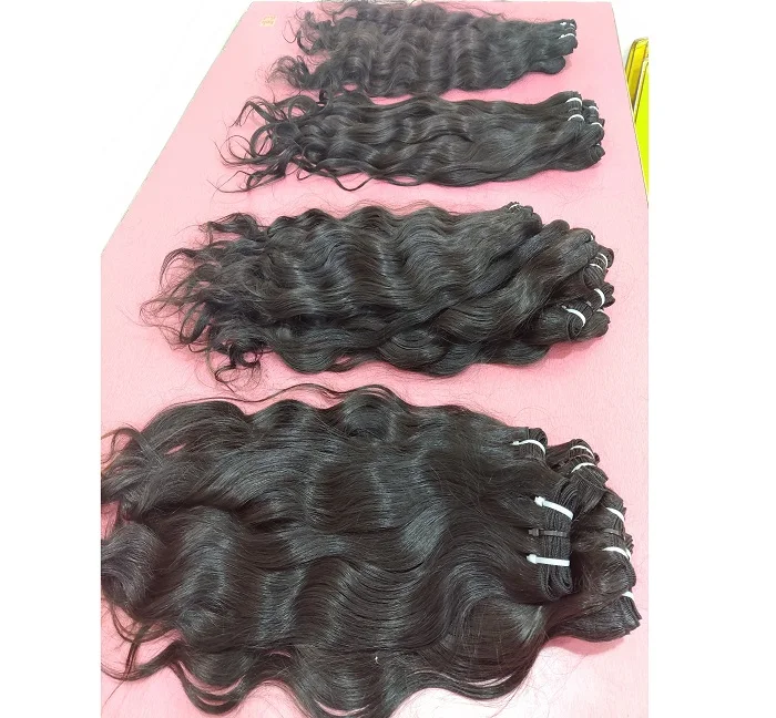 Brazilian wholesale Best Raw Indian Hair extensions largest Raw Human Hair Vendors in India