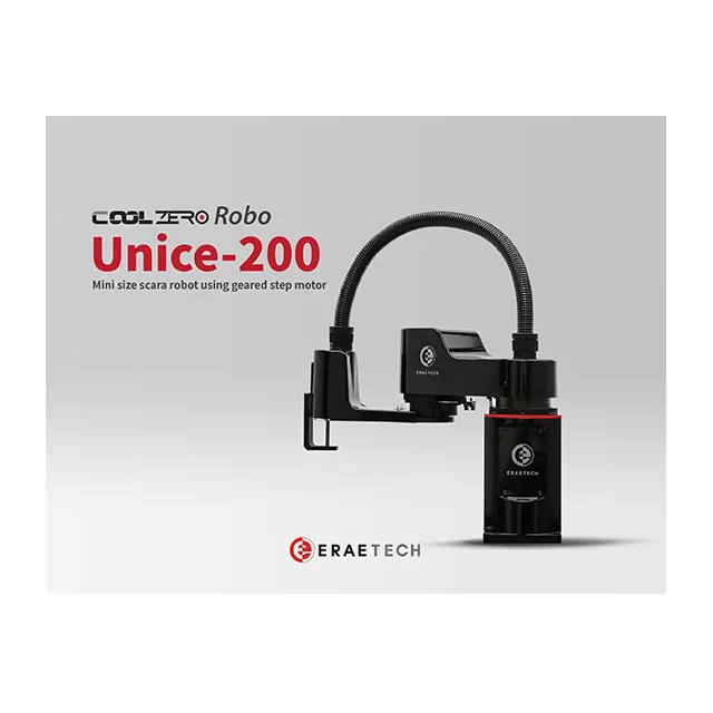 Light weighted collaborative robot Scara Robot using Upgraded Step Motor Made In Korea