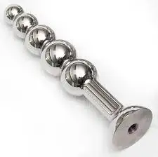 Hot Selling Bondage Adult Toys Steel Anal Dildos Balls Ended