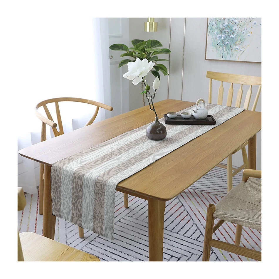  Цветная многоразовая кровать из 100% хлопка с цветочным принтом/настольная дорожка для ресторана