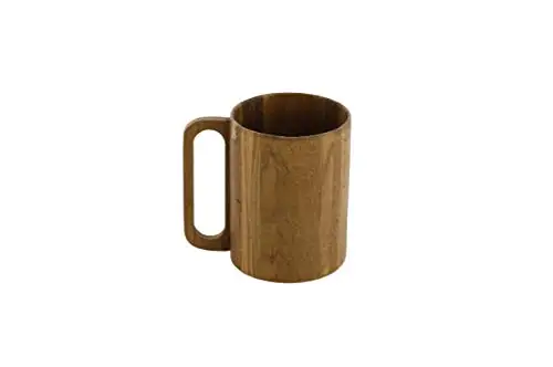 
simple Natural Wooden beer Mug Rustic Handmade Wooden cup with Wholesale for beer tea friendly wholesale natural Wooden Mug 