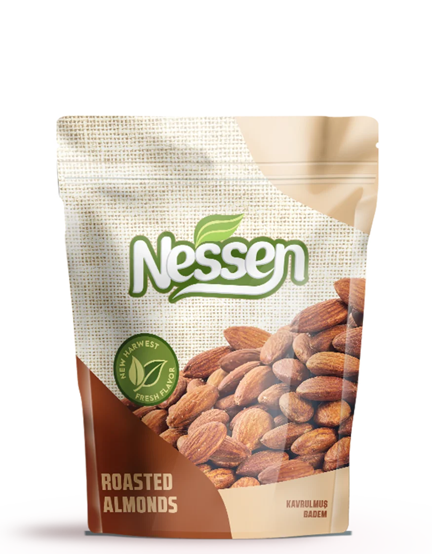 SNACK. HIGH QUALITY. 23-25 ROASTED and SALTED ALMOND 90 gr