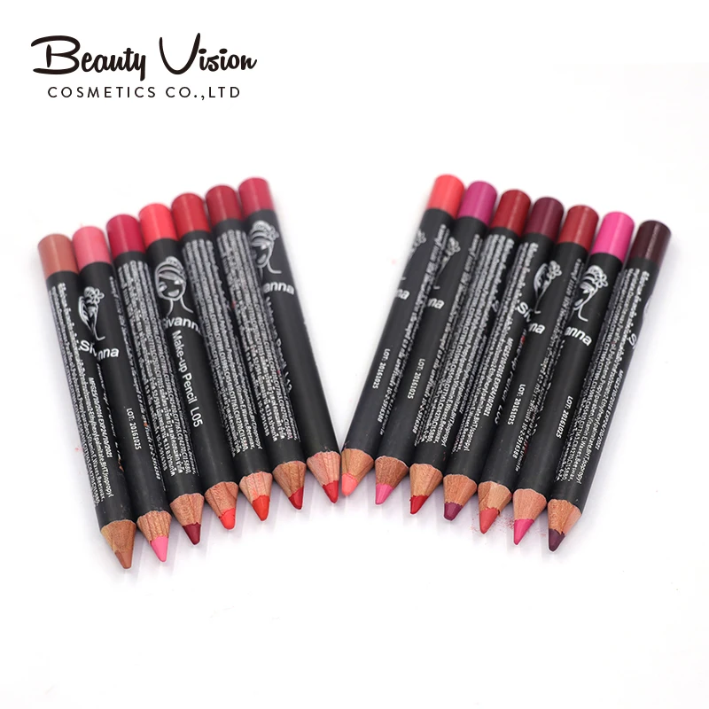 OEM Lip Makeup Products Natural water proof  Lip Pencil Long Lasting Lip Pencil