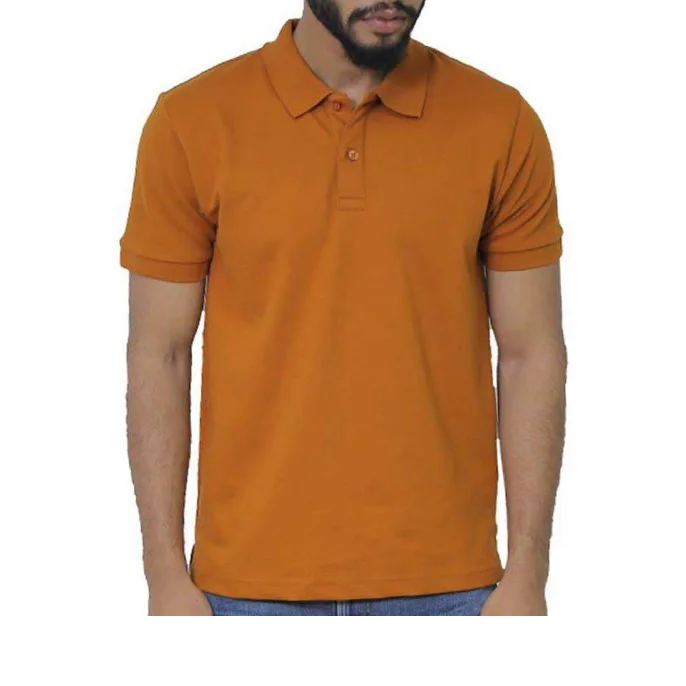 New Fashion Short Sleeve Polo Shirts Pique Fabric Top Quality 100% Cotton Garments Stock Lot Cheap Price From Bangladesh