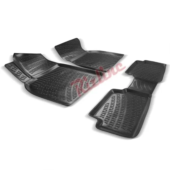 Напольный коврик RIZLINE для автомобиля Reno Megane 2 2002-2009, высококачественный автомобильный водонепроницаемый нескользящий коврик, Роскошный Коврик