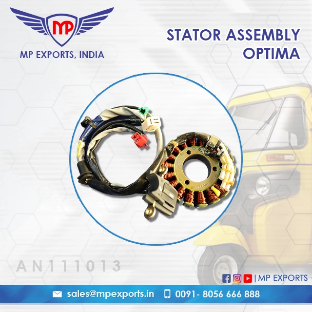 Запасные части для сборки статора TUK трехколесные BAJAJ