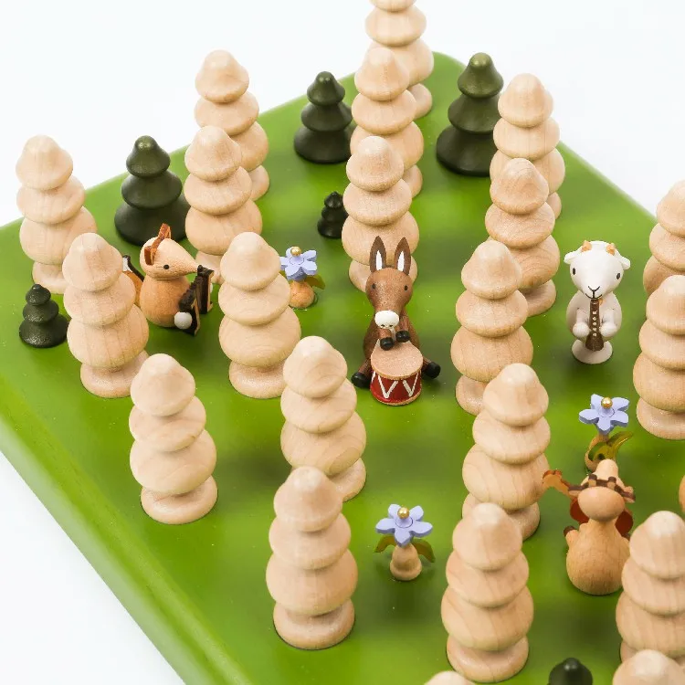 [2.6] Wooden Memory Chess Brain Training Board Game Educational Toy for Education and Playing