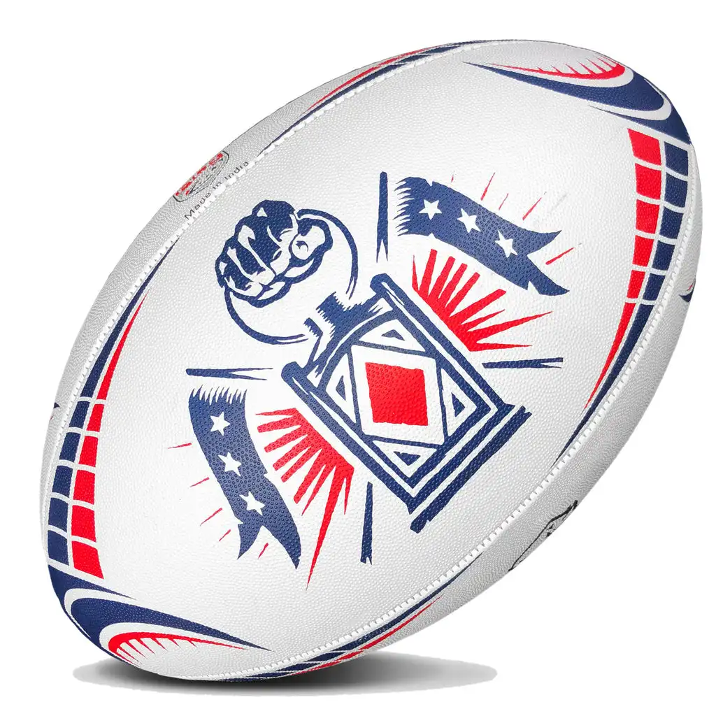 Custom Printed Rugby Balls - Custom logos, printing and colors - 100% Bespoke design. Promotional, training & Match Rugby Balls