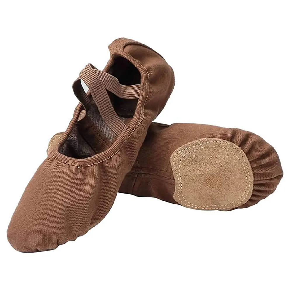 Top Quality Women Dancing Ballet Shoes Classic Canvas Practice Ballet Dancing Yoga Shoes