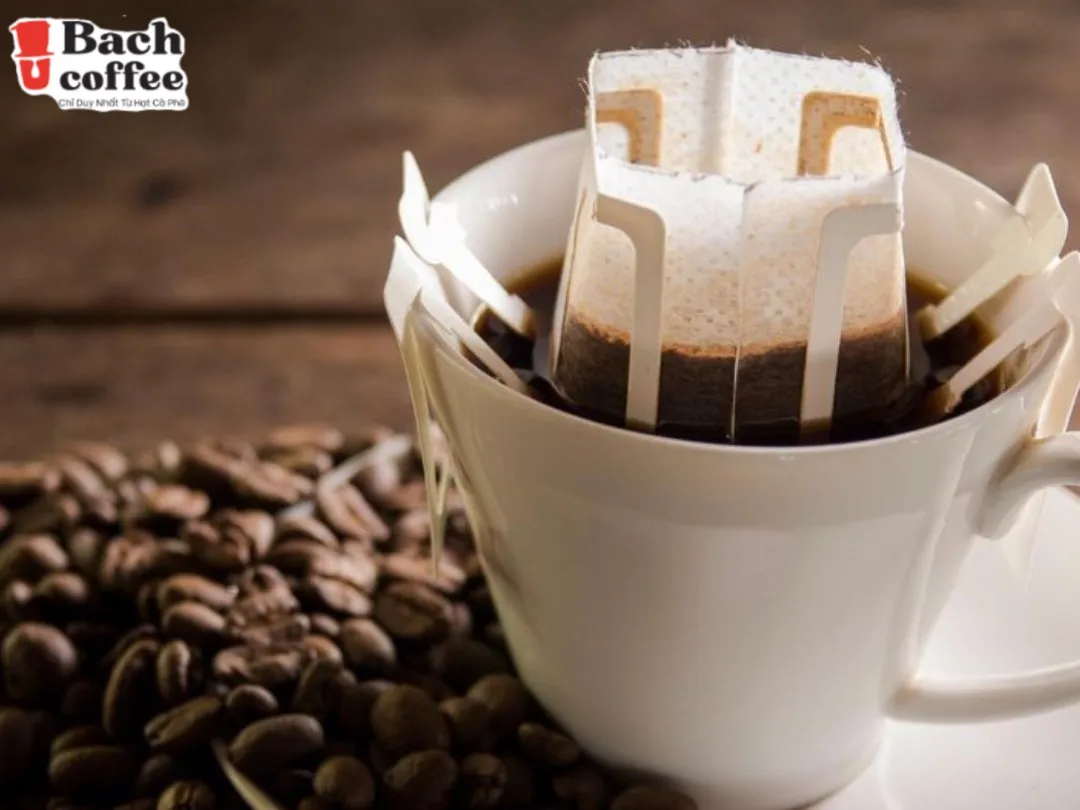 
Bach Viet nam Coffee Premium Single-Serve Pour Over Coffee -Ethically Sourced-Specialty Grade-Eco-Friendly- Medium Roast-10-pack 