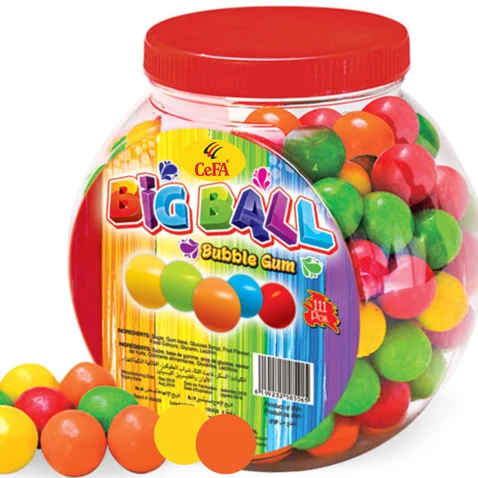 Big Ball Shape Bubble Gum Center Filled With Fruity Jam (1700002854103)