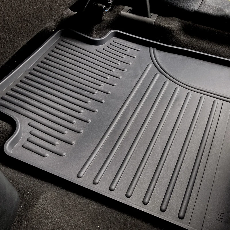 
(Fully customized TAIWAN)Hot Sale 4 Pieces Heavy Duty PVC TPE TPO Carpet Injection Molding Car floor Mats 