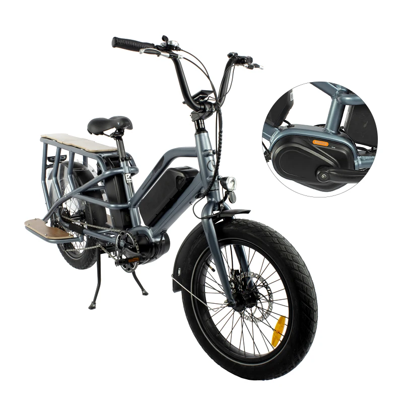Электрический велосипед с двойным аккумулятором 48 в 30 Ач для доставки, велосипед для зарядки с двигателем bafang 500 Вт, средний привод, электрический велосипед
