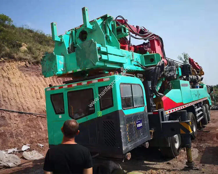 6*4 грузовик полный гидравлический верхний привод 500 м CBM установка для бурения скважин