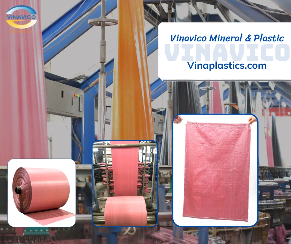 Vietnam Hot Sale Eco Friendly PP Woven Sack/Bag in any color/ Carry PP Woven Bag for industrial use