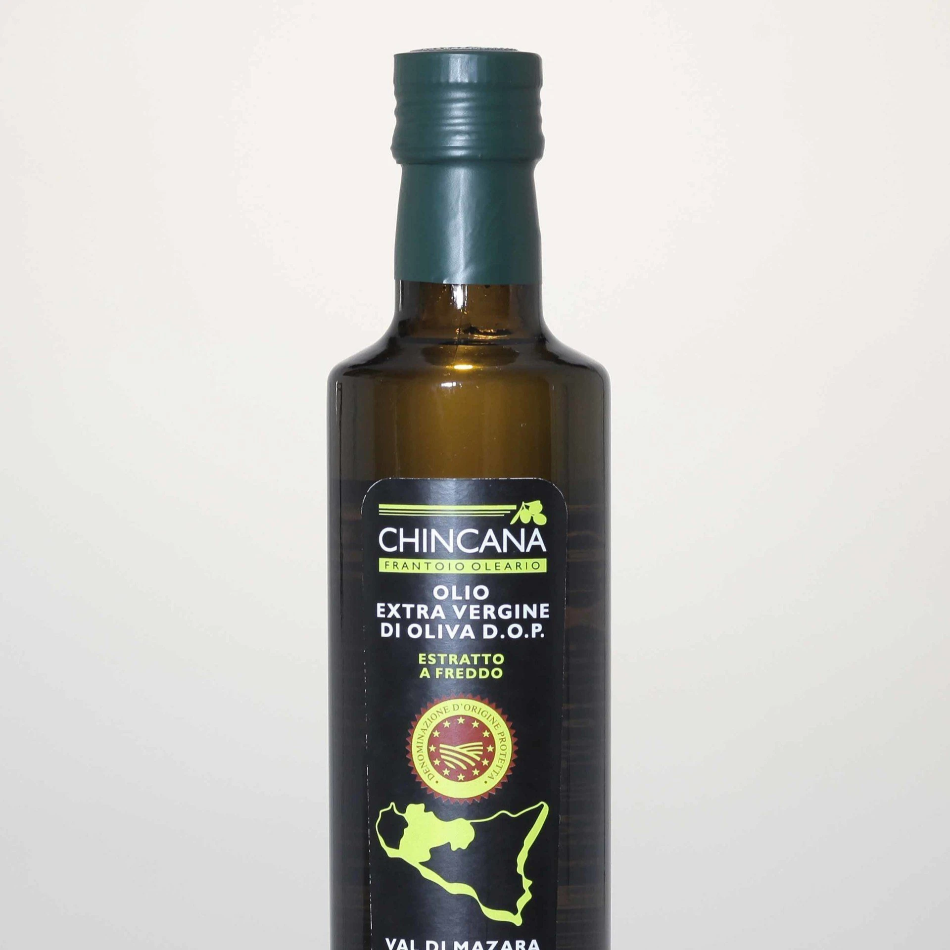 Italian Extra Virgin Olive Oil of Sicily DOP 0.5l glass bottle