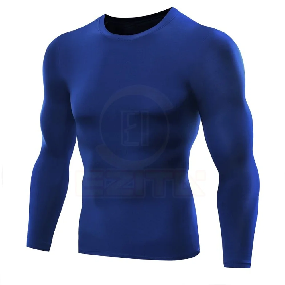 
Custom Logo Sublimation Printed Shirts Long Sleeve Rash Guard For Men 