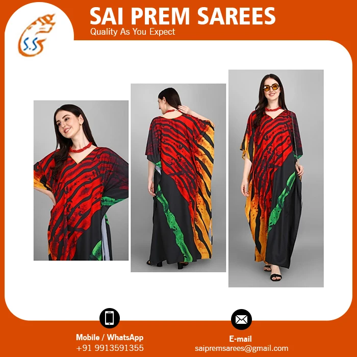 2022 Designer Latest Hot Selling Kaftan with Digital Panting at Wholesale Price