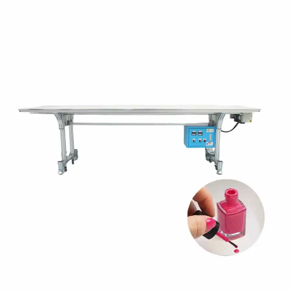 
wheel conveyor treadmill conveyor belt price cosmetics skin products 