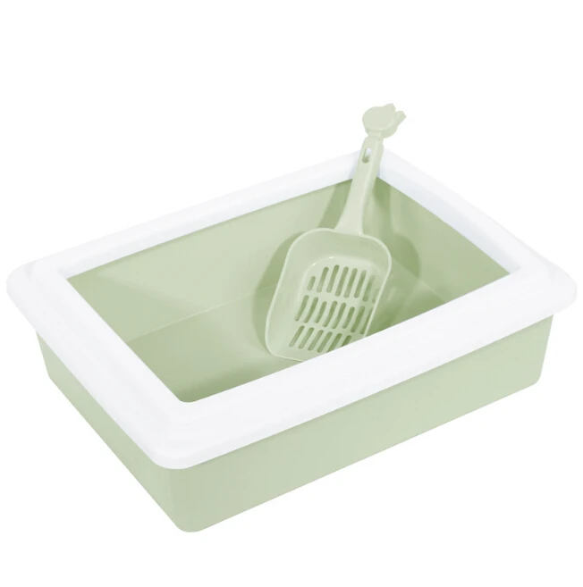 
Hot Sale Plastic Cat Litter Box Pet Cat Toilet 