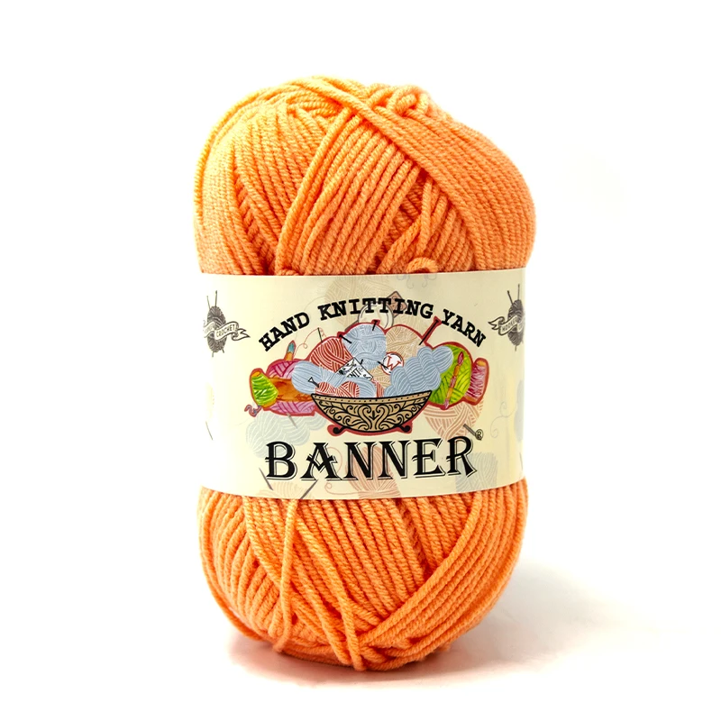 
Cotton Weaving Thread Crochet Milk Cotton Yarn 4 ply for Carpets Knitting 