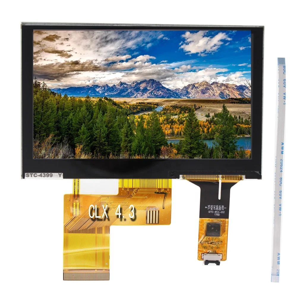 
with Capacitance touch panel 4.3 inch tft 40PIN IPS 480X272 LCD DISPLAY SCREEN MOIDULE 